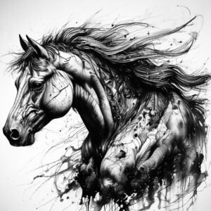 The Wild Horse - Art Print
