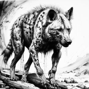 The Spotted Hyena - Fine Art Print