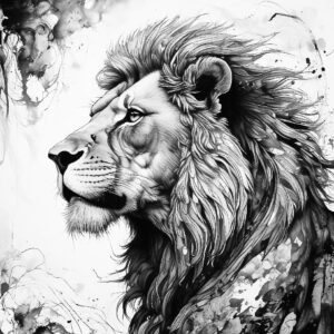 The King Lion - Fine Art Print